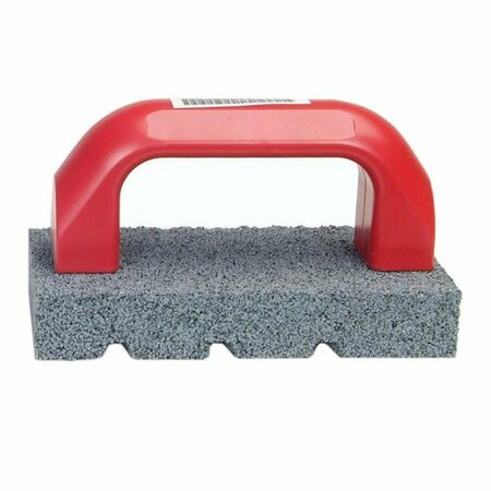 NORTON CO SHARPENING STONES, Rubbing Brick - Fluted with Handle, Size: 6 x 3 x 1 614636-87800